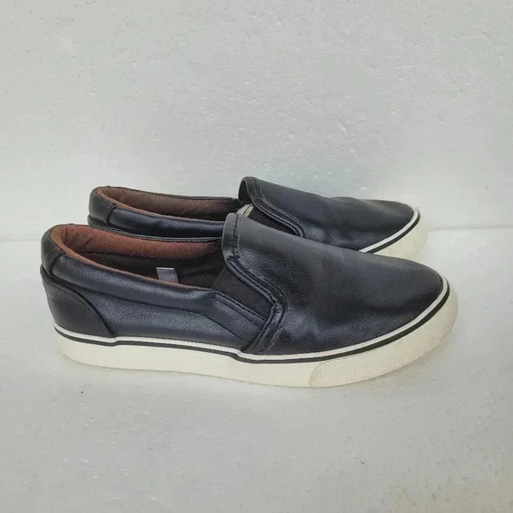 Boys' Enzo Slip On Sneakers - Cat & Jack™ Black - Picture 1 of 5